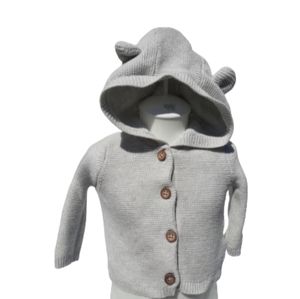 Carters Simple Joys baby sweater hooded 3 to 6mo.